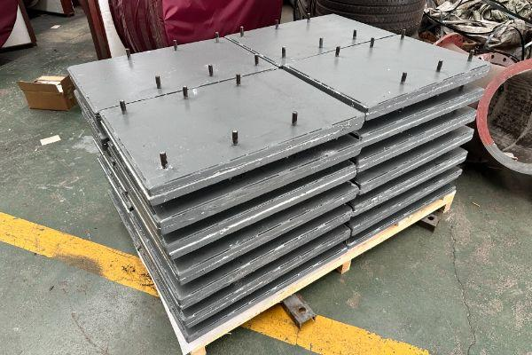 鋼廠(chǎng)用耐磨陶瓷襯板